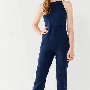 Urban outfitter navy blue jumpsuit